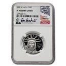 2008-W 1/2 oz Pf American Platinum Eagle PF-70 UCAM NGC Everhart 2008-W 1/2 oz Pf American Platinum Eagle PF-70 UCAM NGC Everhart