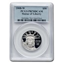 2008-W 1/2 oz Proof American Platinum Eagle PR-70 PCGS