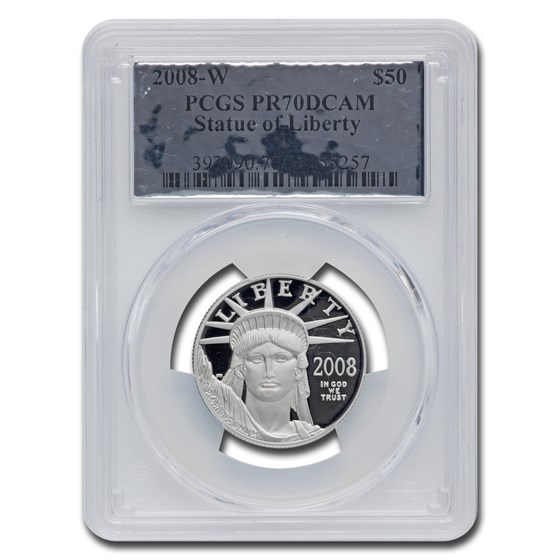 2008-W 1/2 oz Proof American Platinum Eagle PR-70 PCGS