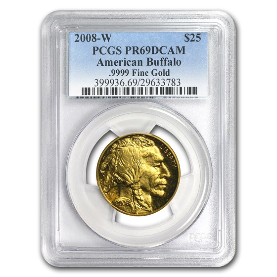 2008-W 1/2 oz Proof Gold Buffalo PR-69 PCGS 2008-W 1/2 oz Proof Gold Buffalo PR-69 PCGS