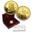2008-W 1/2 oz Proof Gold Jackson's Liberty (w/Box & COA)