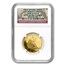2008-W 1/2 oz Proof Gold Van Buren's Liberty PF-70 NGC