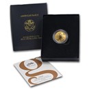 2008-W 1/4 oz Burnished American Gold Eagle (w/Box & COA)