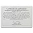 2008-W 1/4 oz Burnished American Platinum Eagle (w/Box & COA)