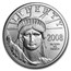 2008-W 1/4 oz Burnished American Platinum Eagle (w/Box & COA)