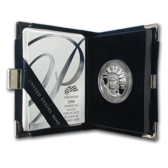 2008-W 1 oz Proof American Platinum Eagle (w/Box & COA) 2008-W 1 oz Proof American Platinum Eagle (w/Box & COA)