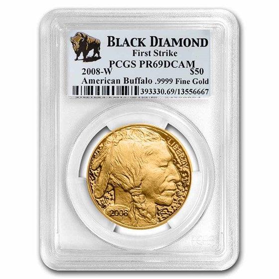 2008-W 1 oz Proof Gold Buffalo PR-69 PCGS (First Strike)