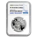 2008-W 1 oz Proof Platinum American Eagle PF-70 NGC (ER) 2008-W 1 oz Proof Platinum American Eagle PF-70 NGC (ER)