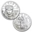 2008-W 4-Coin Burnished American Platinum Eagle Set (w/Box & COA)