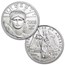 2008-W 4-Coin Burnished American Platinum Eagle Set (w/Box & COA)
