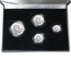 2008-W 4-Coin Burnished American Platinum Eagle Set (w/Box & COA)