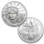 2008-W 4-Coin Burnished American Platinum Eagle Set (w/Box & COA)