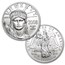 2008-W 4-Coin Burnished American Platinum Eagle Set (w/Box & COA)