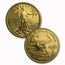 2008-W 4-Coin Proof American Gold Eagle Set (w/Box & COA)
