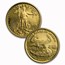 2008-W 4-Coin Proof American Gold Eagle Set (w/Box & COA)