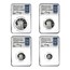 2008-W 4-Coin Proof American Platinum Eagle Set PF-70 NGC (Moy)