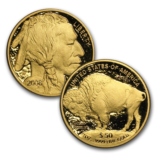 Buy 2008-W 4-Coin Proof Gold Buffalo Set (w/Box & COA) | APMEX