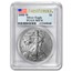 2008-W Burnished American Silver Eagle SP/MS-70 PCGS (FS)
