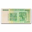 2008 Zimbabwe 1 Billion Dollars Trees Elephant Avg Circ