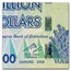 2008 Zimbabwe 1 Million Dollars Fort Bull Avg Circ