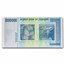 2008 Zimbabwe 1 Million Dollars Fort Bull Unc