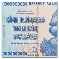 Banconote Zimbabwe 50, 100, 200, 500 Milioni Di Dollari 2008 P79-P82, Valuta Inflazione Non In Corso, Collezionismo E Regalo