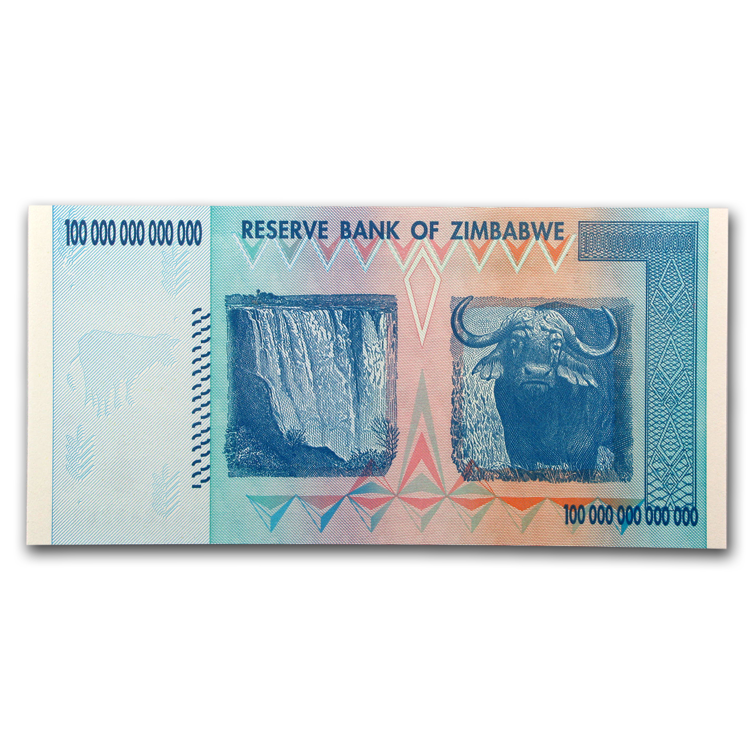 Buy 2008 Zimbabwe 100 Trillion Dollars Cape Buffalo CU-67 EPQ PMG