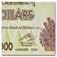 2008 Zimbabwe 200 Million Dollars Building Statue Unc