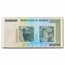 2008 Zimbabwe 50 Million Dollars Water Buffalo Fort Avg Circ
