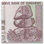 2008 Zimbabwe 50 Trillion Dollars Dam Elephant Avg Circ