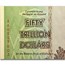 2008 Zimbabwe 50 Trillion Dollars Rock Formation Dam Elephant Unc