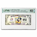 2009 $1.00 (A) Mickey & Pluto, CU-65 EPQ PMG (DIS#149)