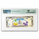 2009 $1.00 (D) Mickey & Pluto, Gem CU-63 EPQ PMG (DIS#155)
