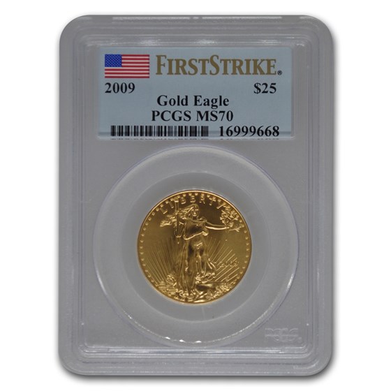 2009 1/2 oz American Gold Eagle MS-70 PCGS (FS) 2009 1/2 oz American Gold Eagle MS-70 PCGS (FS)