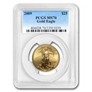 2009 1/2 oz American Gold Eagle MS-70 PCGS