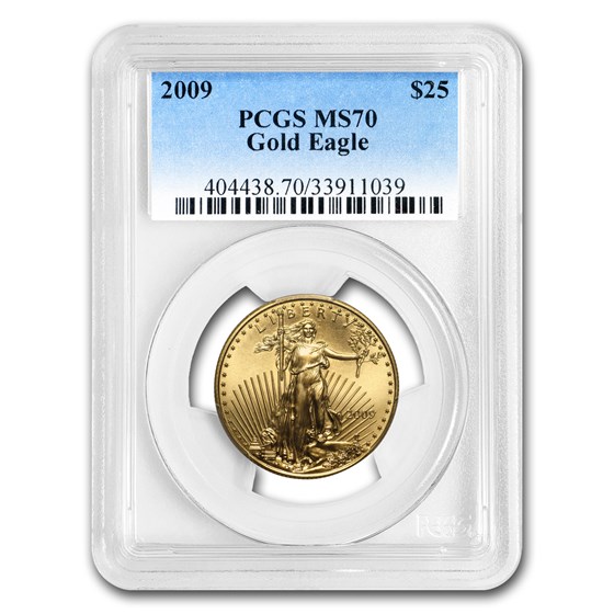2009 1/2 oz American Gold Eagle MS-70 PCGS 2009 1/2 oz American Gold Eagle MS-70 PCGS