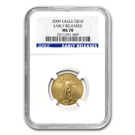 2009 1/4 oz American Gold Eagle MS-70 NGC (Early Releases)