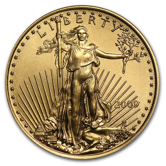 2009 1/4 oz Gold American Eagle BU 2009 1/4 oz Gold American Eagle BU
