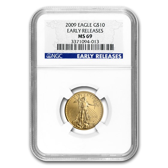 2009 1/4 oz Gold American Eagle MS-69 NGC (Early Releases) 2009 1/4 oz Gold American Eagle MS-69 NGC (Early Releases)