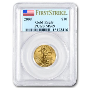 2009 1/4 oz Gold American Eagle MS-69 PCGS (FS) 2009 1/4 oz Gold American Eagle MS-69 PCGS (FS)