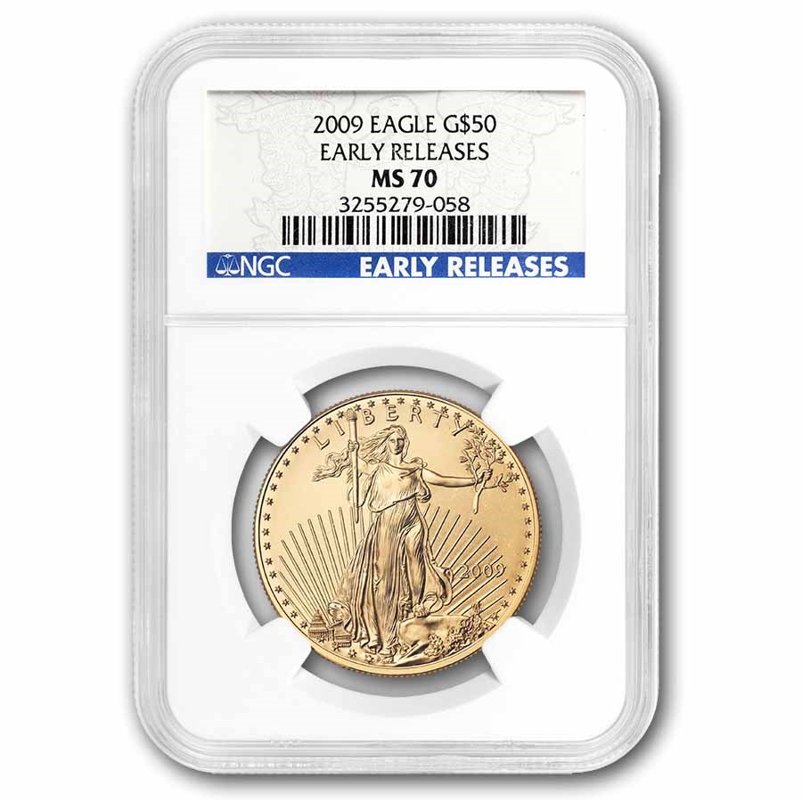 2009 1 oz American Gold Eagle MS-70 NGC (Early Releases)