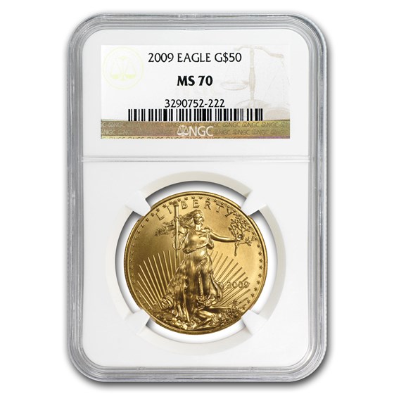 2009 1 oz American Gold Eagle MS-70 NGC 2009 1 oz American Gold Eagle MS-70 NGC