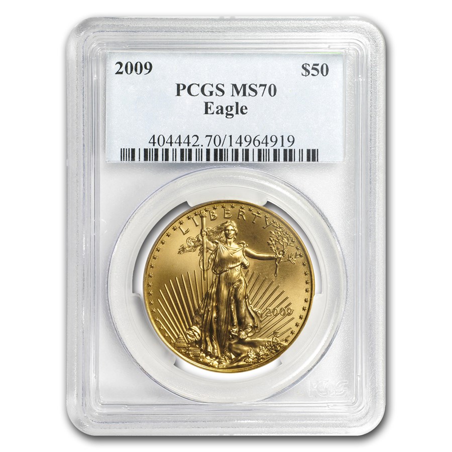 2009 1 oz American Gold Eagle MS-70 PCGS