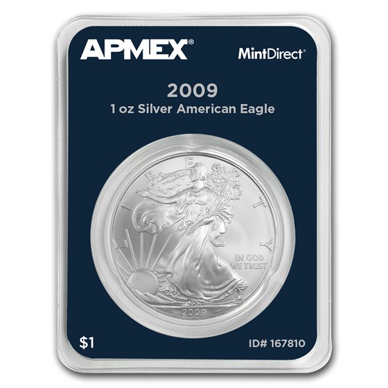 2009 1 oz American Silver Eagle (MintDirect® Single) 2009 1 oz American Silver Eagle (MintDirect® Single)