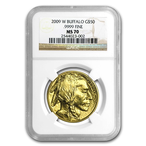 2009 1 oz Gold Buffalo MS-70 NGC 2009 1 oz Gold Buffalo MS-70 NGC