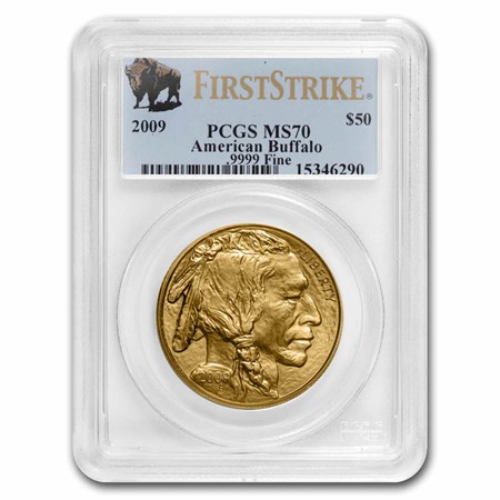 Buy 2009 1 oz Gold Buffalo MS-70 PCGS (FirstStrike®) | APMEX