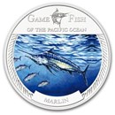 2009 1 oz Silver Game Fish of the Pacific Ocean (Marlin)
