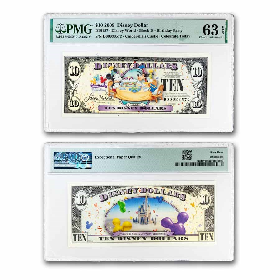 2009 $10.00 (D) Celebration Party CU-63 EPQ (DIS#157)