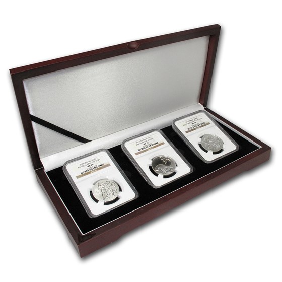 2009-11 Israel 3-Coin Silver 1 NIS Biblical Art Set MS-69 NGC 2009-11 Israel 3-Coin Silver 1 NIS Biblical Art Set MS-69 NGC