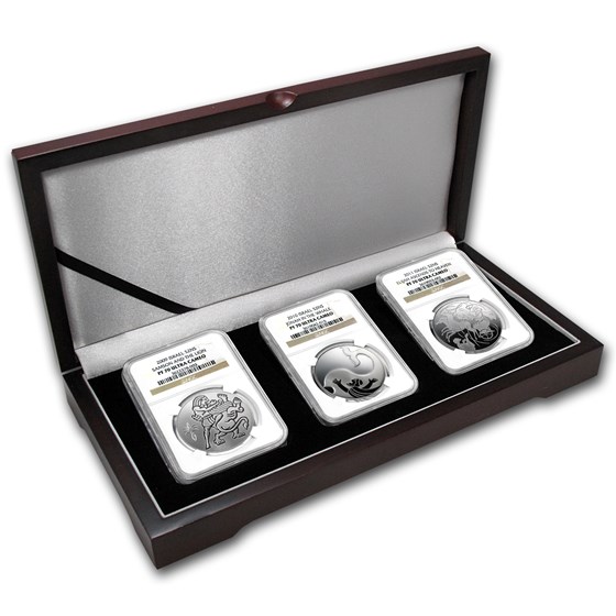 2009-11 Israel 3-Coin Silver 2 NIS Biblical Art Set PF-69 NGC 2009-11 Israel 3-Coin Silver 2 NIS Biblical Art Set PF-69 NGC